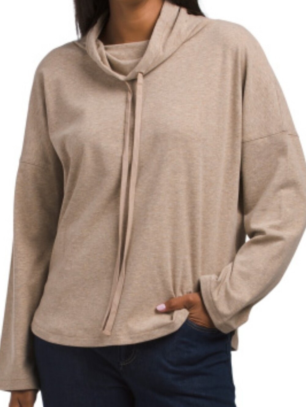Max Studio London Funnel Neck Top